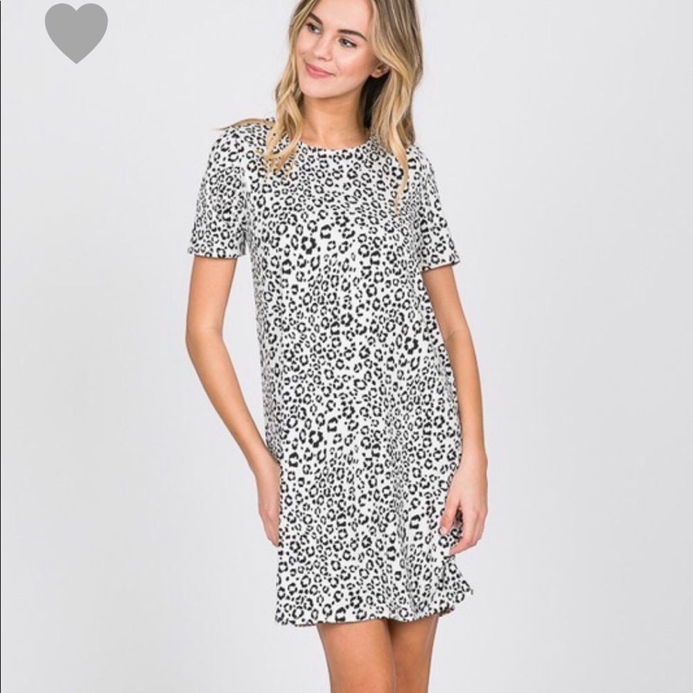 Leopard Print Swing Dress
